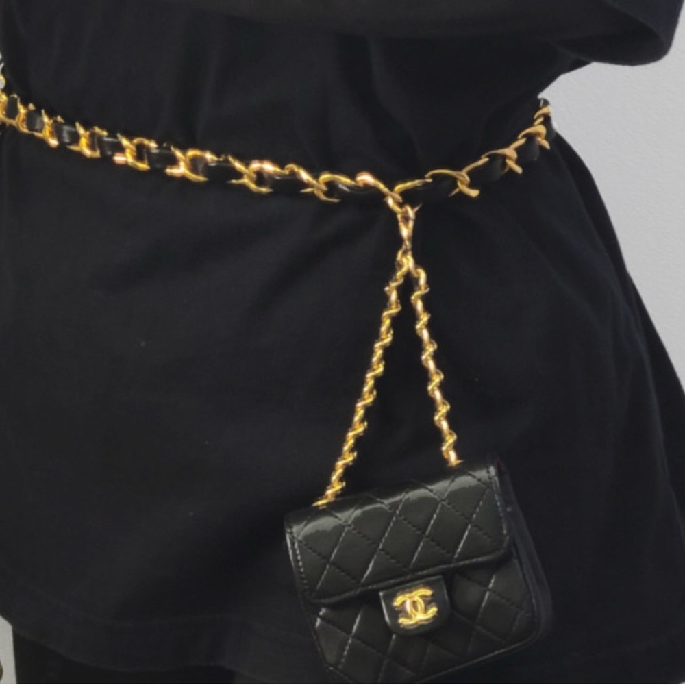 Chanel Black Mini Belt Bag